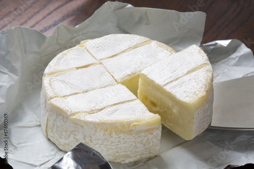 Obraz na płótnie canvas dwuczęściowy "dyptyk" Ser Camembert