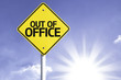 © gustavofrazao - Out of Office road sign with sun background