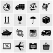 Logistic and delivery icons