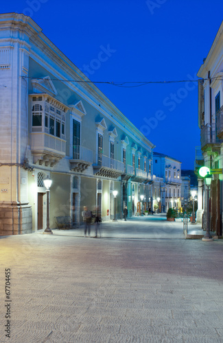 Tapeta ścienna Ragusa night ibla