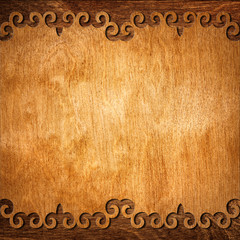 Wall Mural - Oriental wooden texture background