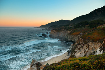 Wall Mural - Big Sur sunrise