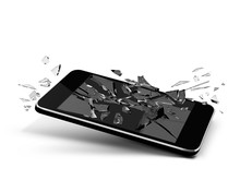 Broken Glass Phone