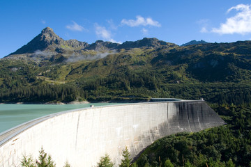 Poster - Stausee Kops - Alpen