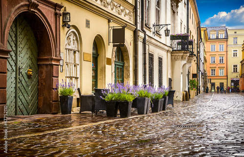 Tapeta ścienna Krakow - zabytkowe centrum Polski, miasto ze starożytnością
