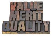Value, Merit, Quality