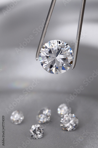 Tapeta ścienna Biżuteria diamentowa