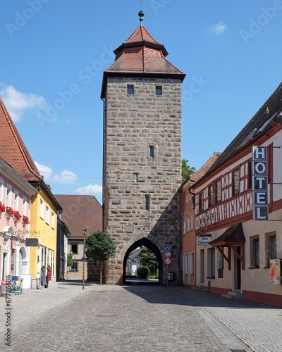 Stadtturm in Höchstadt an der Aisch StockFoto Adobe Stock
