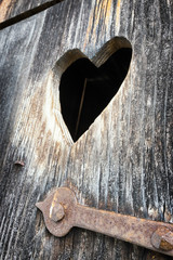 Wall Mural - wooden heart