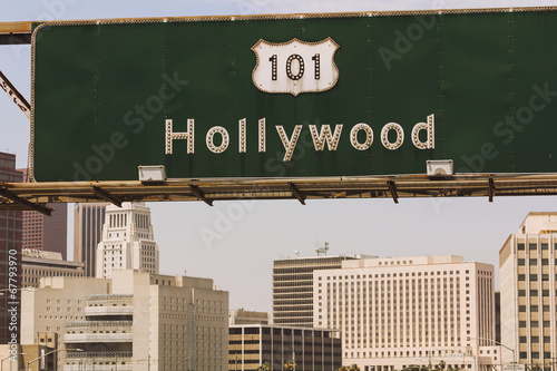 Naklejka samoprzylepna Znak hollywood
