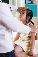 Wall Mural - Asian sick girl