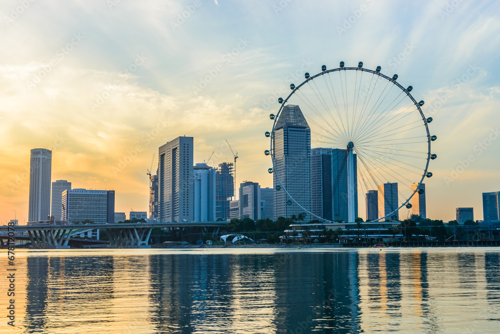 singapur-23-czerwca-na-wysokosci-165-m-singapore-flyer-jest