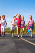 © natasnow - happy little girl finish first