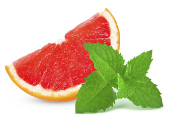 Wall Mural - grapefruit and mint