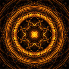 Wall Mural - abstract circular background