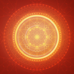 Wall Mural - abstract circular background