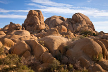 Bizarre Rock Formations In Joshua Tree National Monument