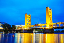 Golden Gates Drawbridge In Sacramento