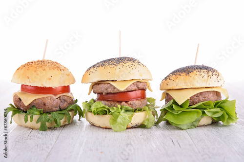 Naklejka samoprzylepna Hamburger