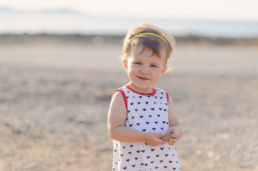 Canvas Print - Girl on Beach