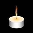 Candle element for any background.