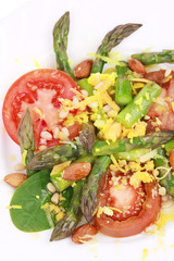 Sticker - Fresh asparagus salad.