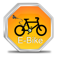 Canvas Print - E-Bike Button