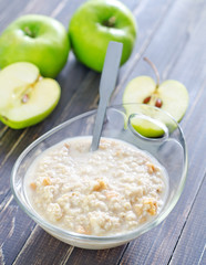 Sticker - porridge with apple