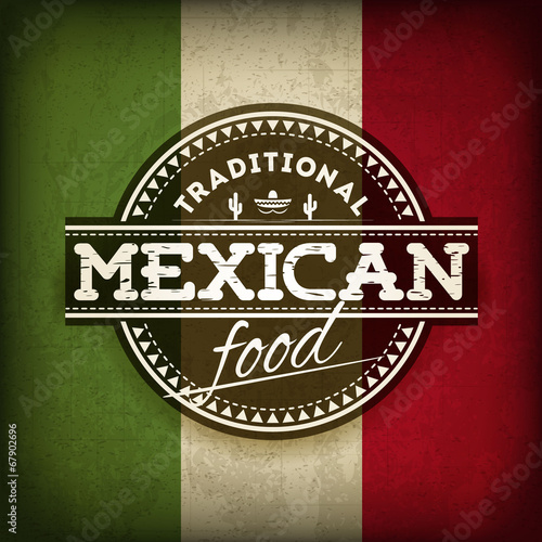 Naklejka ścienna Mexican Food