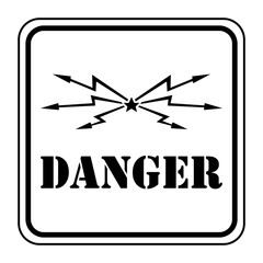 Sticker - Logo danger.