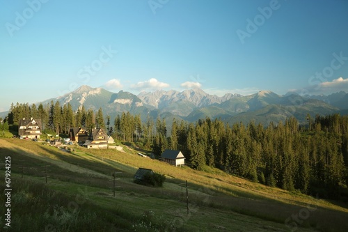 Dekoracja na wymiar  wiejski-krajobraz-w-tatrach