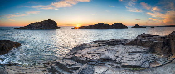 Wall Mural - Cornwall Coast Panorama