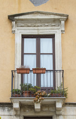 Sticker - Old sicilian window