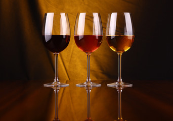 Poster - Wine glasses