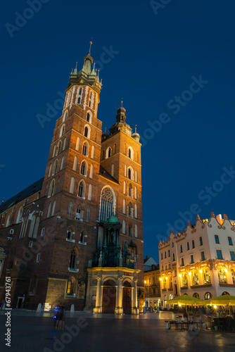 Tapeta ścienna Kościół Mariacki w Krakowie