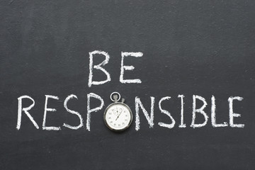 Wall Mural - be responsible