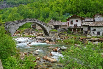 Canvas Print - Fondo Bruecke - Fondo bridge 01