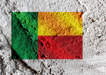 Poster - Benin flag themes idea design