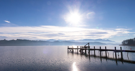 Wall Mural - jetty panorama (3)