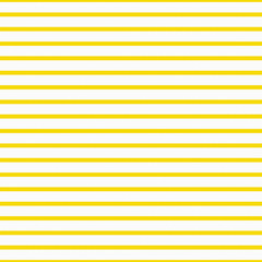 Wall Mural - Thin Bright Yellow and White Horizontal Striped Textured Fabric