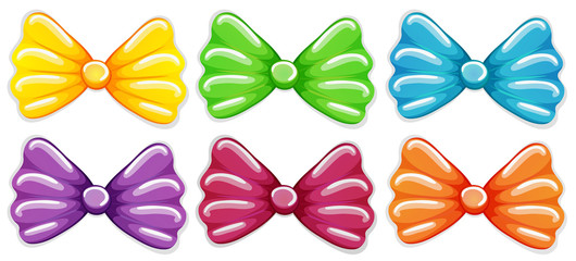 Poster - Colourful bows