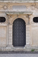 Wall Mural - Iron door and stone wall 