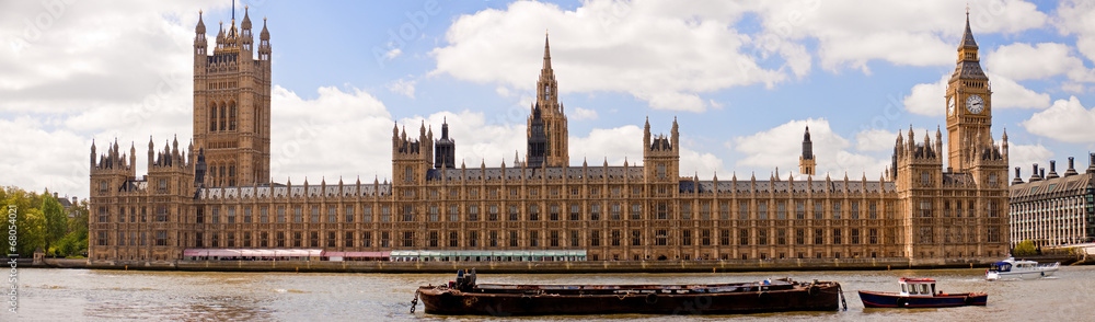 Big Ben and Westminster palace - obrazy, fototapety, plakaty 