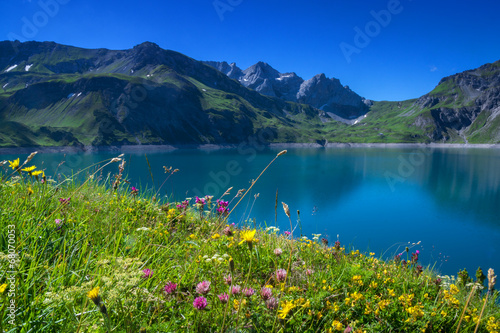 Obraz w ramie Lünersee