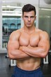 © WavebreakMediaMicro - Serious young muscular man in gym