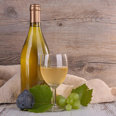 Wall Mural - white wine