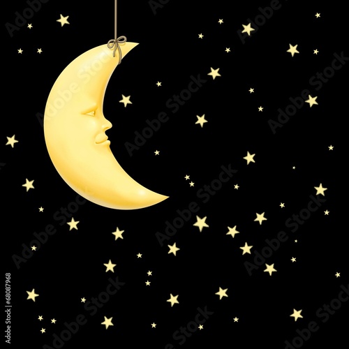 Naklejka samoprzylepna Luna