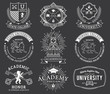 College and University badges 2 WB