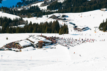 Sticker - mountain village in Saalbach Hinterglemm region