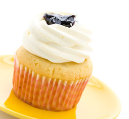 Canvas Print - Cupcakes isolated on white background